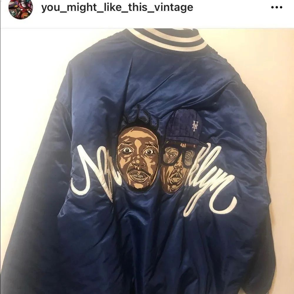 Custom Brooklyn biggie odb varsity bomber jacket one of a kind yeezy jordan